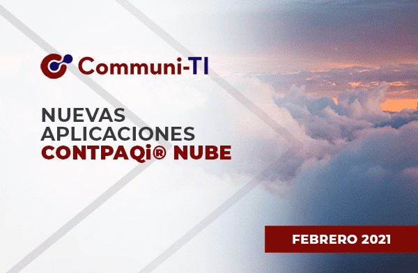 Nuevas aplicaciones CONTPAQi® Nube